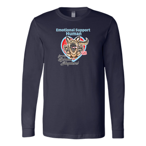 Emotional Support Human - German Shepherd - Canvas brand Long Sleeve Shirt