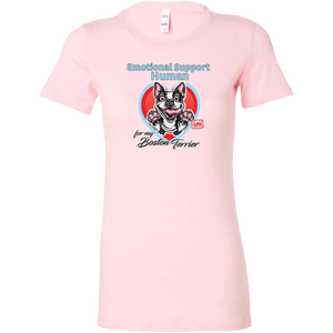 Emotional Support Human - Boston Terrier Womens Shirt for Bostie Lovers