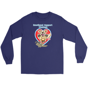 Emotional Support Human - Golden Retriever - Gildan Long Sleeve Tee