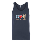 Peace Love Yorkie - Canvas brand Unisex Tank