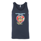 Emotional Support Human - Golden Retriever - Canvas brand Unisex Tank