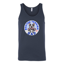 Load image into Gallery viewer, Boston Terrier Dad - Canvas Unisex Tank