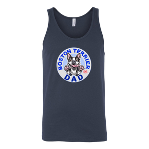 Boston Terrier Dad - Canvas Unisex Tank