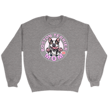 Load image into Gallery viewer, Boston Terrier Mom - Crewneck Sweatshirt