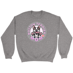 Boston Terrier Mom - Crewneck Sweatshirt