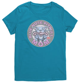 Blue Nose PitBull Mom - Womens Shirt for the Pit Bull Lover