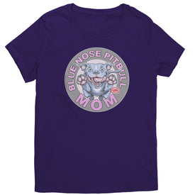 Blue Nose PitBull Mom - Womens Shirt for the Pit Bull Lover
