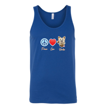 Load image into Gallery viewer, Peace Love Yorkie - Canvas brand Unisex Tank