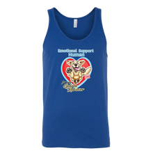 Load image into Gallery viewer, Emotional Support Human - Golden Retriever - Canvas brand Unisex Tank