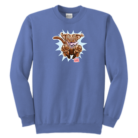 OMG Chocolate Labrador Retriever - Youth Crewneck Sweatshirt