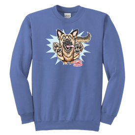 German Shepherd Youth Crewneck Sweatshirt