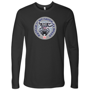 Rescue is My Favorite Breed - Black Labrador Long Sleeve Shirt