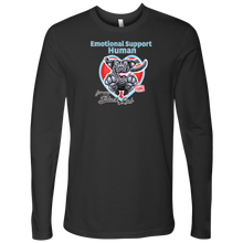 Load image into Gallery viewer, Emotional Support Human - Black Labrador Retriever - Next Level Mens Long Sleeve