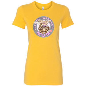 Yellow Labrador Retriever Mom -  Bella Womens Shirt