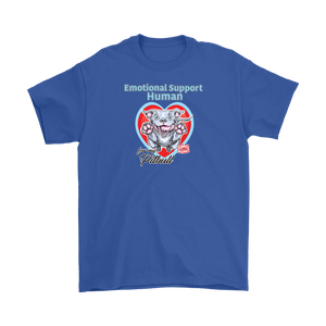 Emotional Support Human - Blue Nose Pitbull - Gildan Mens T-Shirt