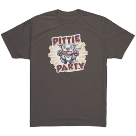 Pittie Party white pitbull lover shirt