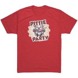 Cute White Pit Bull Puppy Dog Pittie Party Shirt
