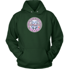 This comfy green hoodie features the OMG Blue Nose Pitbull Mom design on the front in full vibrant color. 