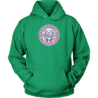 This comfy green hoodie features the OMG You're Home Blue Nose Pitbull Mom design on the front in full vibrant color. 