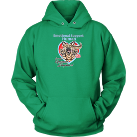 Emotional Support Human - German Shepherd - Unisex Hoodie