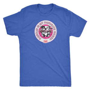 Rescue is my favorite breed - Blue Nose Pitbull Mens Triblend Shirt