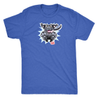 Happy Excited Jumping Black Labrador Retriever Dog - Mens Triblend T-shirt for Dog Lovers
