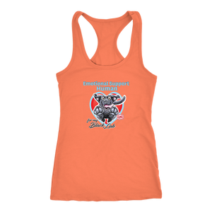 Emotional Support Human - Black Labrador Retriever - Racerback Tank for Dog Lovers