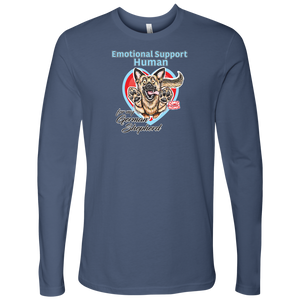 Emotional Support Human - German Shepherd - Next Level Mens Long Sleeve