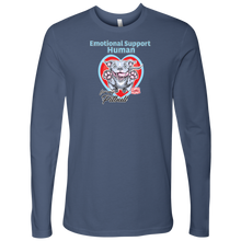 Load image into Gallery viewer, Emotional Support Human - Blue Nose Pitbull - Next Level Mens Long Sleeve