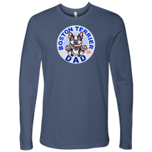 Load image into Gallery viewer, Boston Terrier Dad - Next Level Mens Long Sleeve