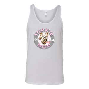 Yorkshire Terrier (Yorkie) Mom - Canvas brand Unisex Tank for the Yorkie Dog Lover