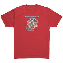 Load image into Gallery viewer, Emotional Support Human - German Shepherd Next Level Mens Triblend Shirt for GSD Dog Lovers