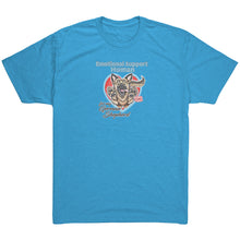 Load image into Gallery viewer, Emotional Support Human - German Shepherd Next Level Mens Triblend Shirt for GSD Dog Lovers