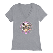 Load image into Gallery viewer, German Shepherd Mom - Bella Womens V-Neck