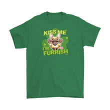 Load image into Gallery viewer, Kiss me I&#39;m furrish - Frenchie - Gildan Mens T-Shirt