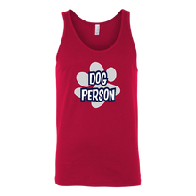 Load image into Gallery viewer, Dog Person - Canvas Unisex Tank for Dog Lovers