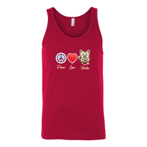 Peace Love Yorkie - Canvas brand Unisex Tank