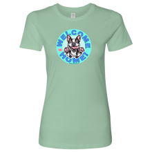 Load image into Gallery viewer, Boston Terrier - Welcome Home - Next Level Womens Shirt