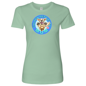 Golden Retriever Mom - Next Level Womens Shirt for Golden Lovers