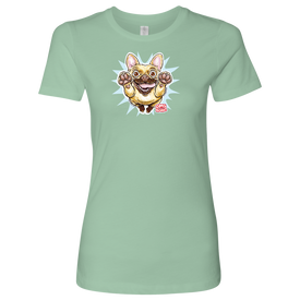 OMG Fawn French Bulldog - Frenchie - Next Level Womens Shirt