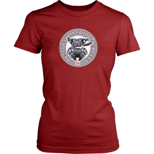 Rescue is My Favorite Breed - Black Labrador Womens Shirt