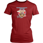 Emotional Support Human - Yellow Labrador Retriever - District Womens Shirt