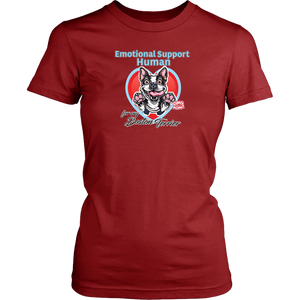 Emotional Support Human - Boston Terrier Shirt for Bostie Lovers