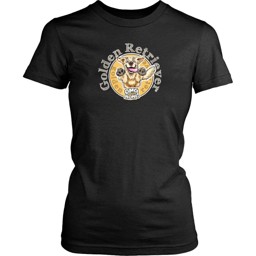 Golden Retriever - District Womens Shirt for Dog Lovers