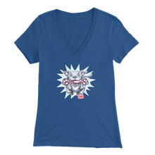 Load image into Gallery viewer, OMG Blue Nose Pitbull  Womens V-Neck