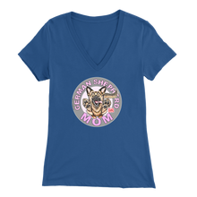 Load image into Gallery viewer, German Shepherd Mom - Bella Womens V-Neck