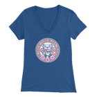 Blue Nose PitBull Mom - Bella Womens V-Neck