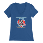 Emotional Support Human - Boston Terrier - Bella Womens V-Neck for Bostie Moms
