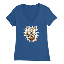 Load image into Gallery viewer, Yorkshire Terrier (Yorkie) - Bella Womens V-Neck