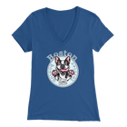 Boston Terrier - Bella Womens V-Neck for the Boston Terrier Dog Lover